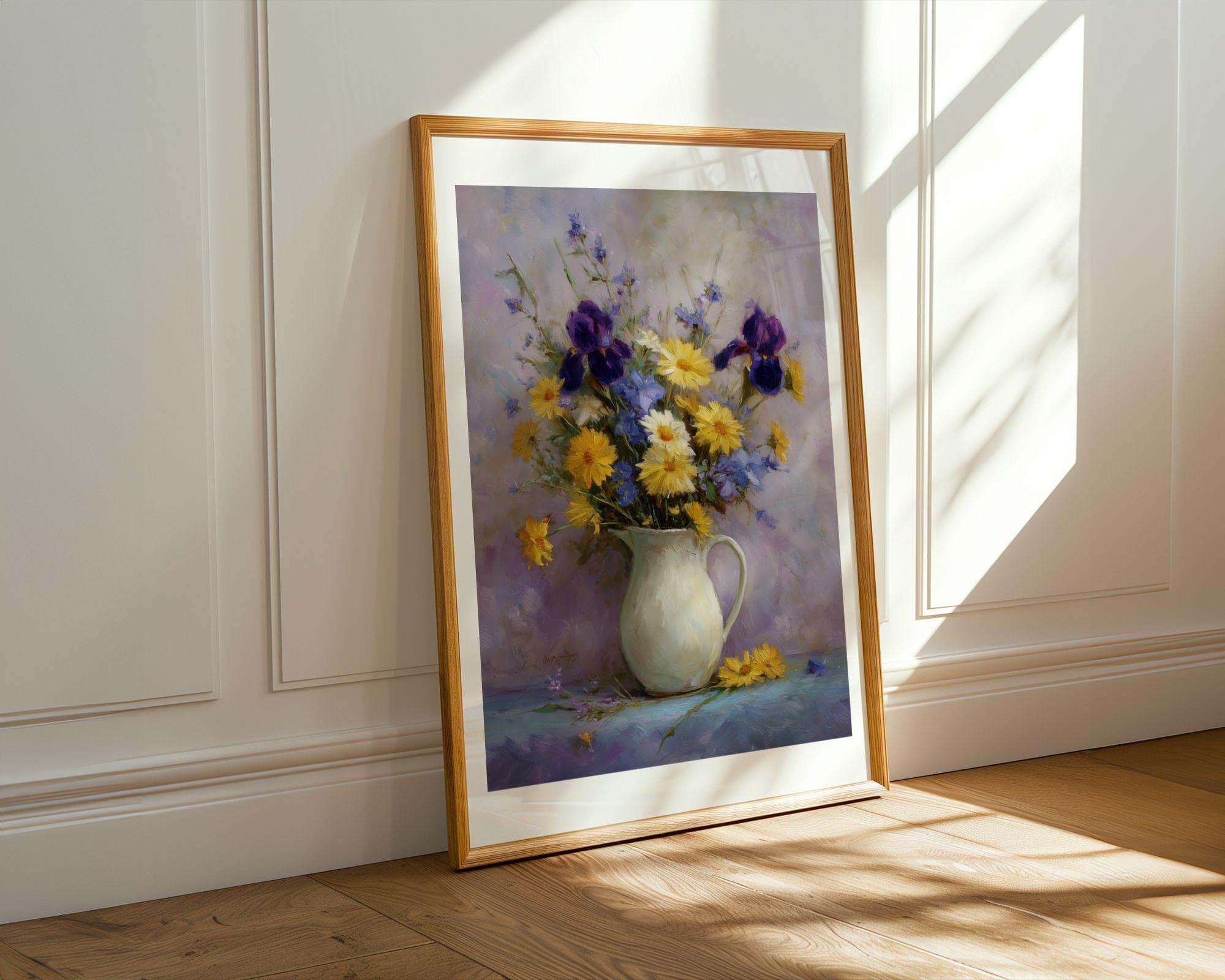 Vintage Floral Bouquet Art, Cottagecore Flower Print, Vintage Floral Still Life Print, Kitchen Wall Art, Cottagecore Botanical Decor - view 6