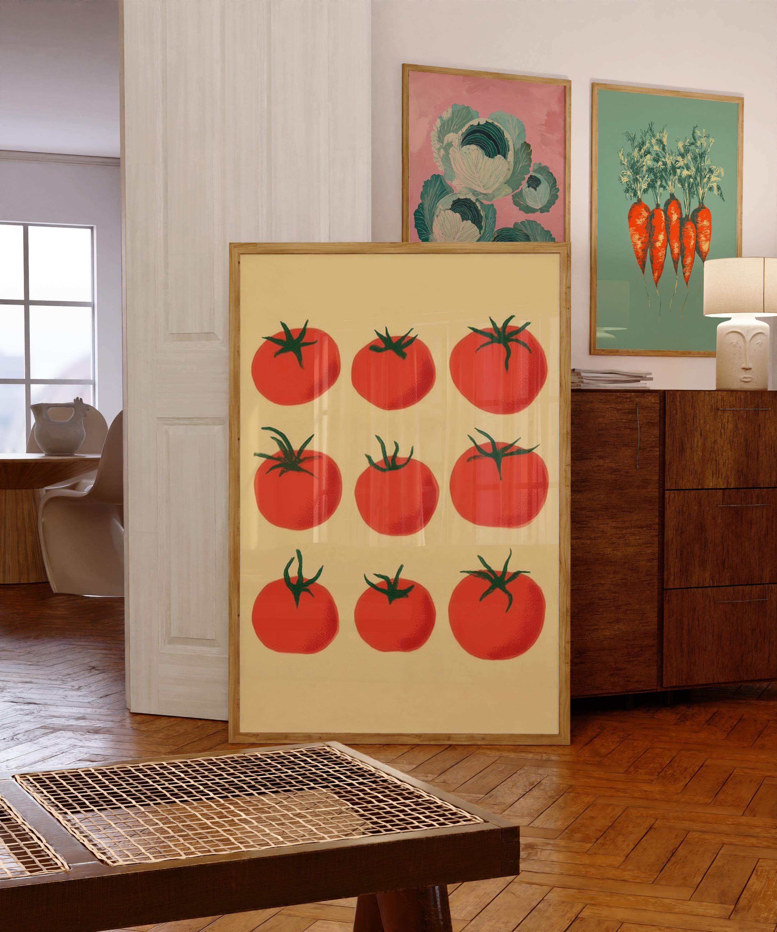 Rustic Tomato Kitchen Wall Art, Vintage Tomato Wall Art, Kitchen Wall Print, Culinary Lover Gift, Digital Download, Tomato Kitchen Wall Art