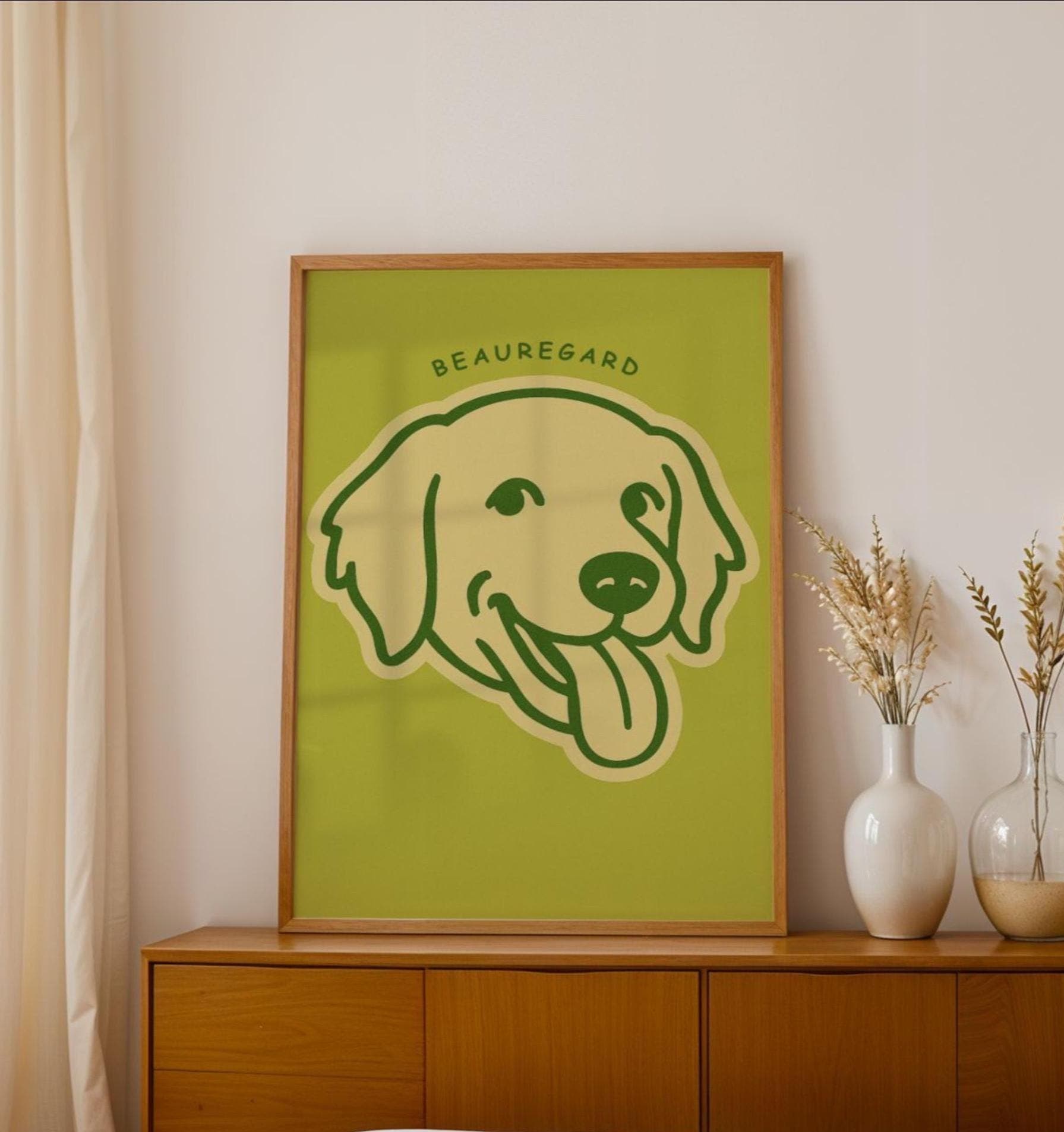 Custom Pet Portrait, Personalized Pet Poster, Personalized Pop Art Poster, Custom Wall Art Gift, Pet Line Art Print, Personalized Animal Art