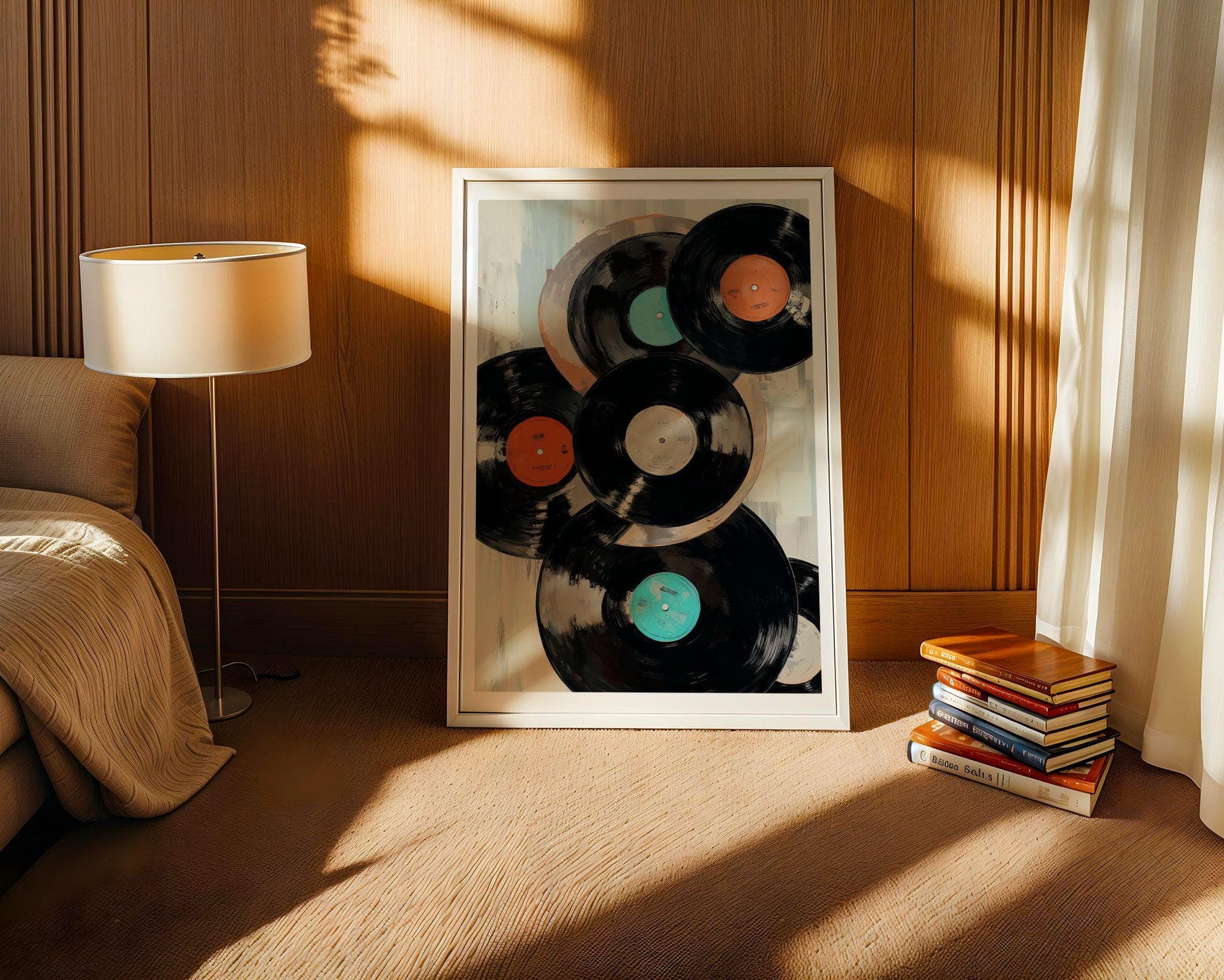Music Lover Wall Art – Retro Vinyl Decor Print, Music Room Decor – Retro Vinyl Wall Poster, Vintage Music Poster, Music Lover Gift Print - view 7