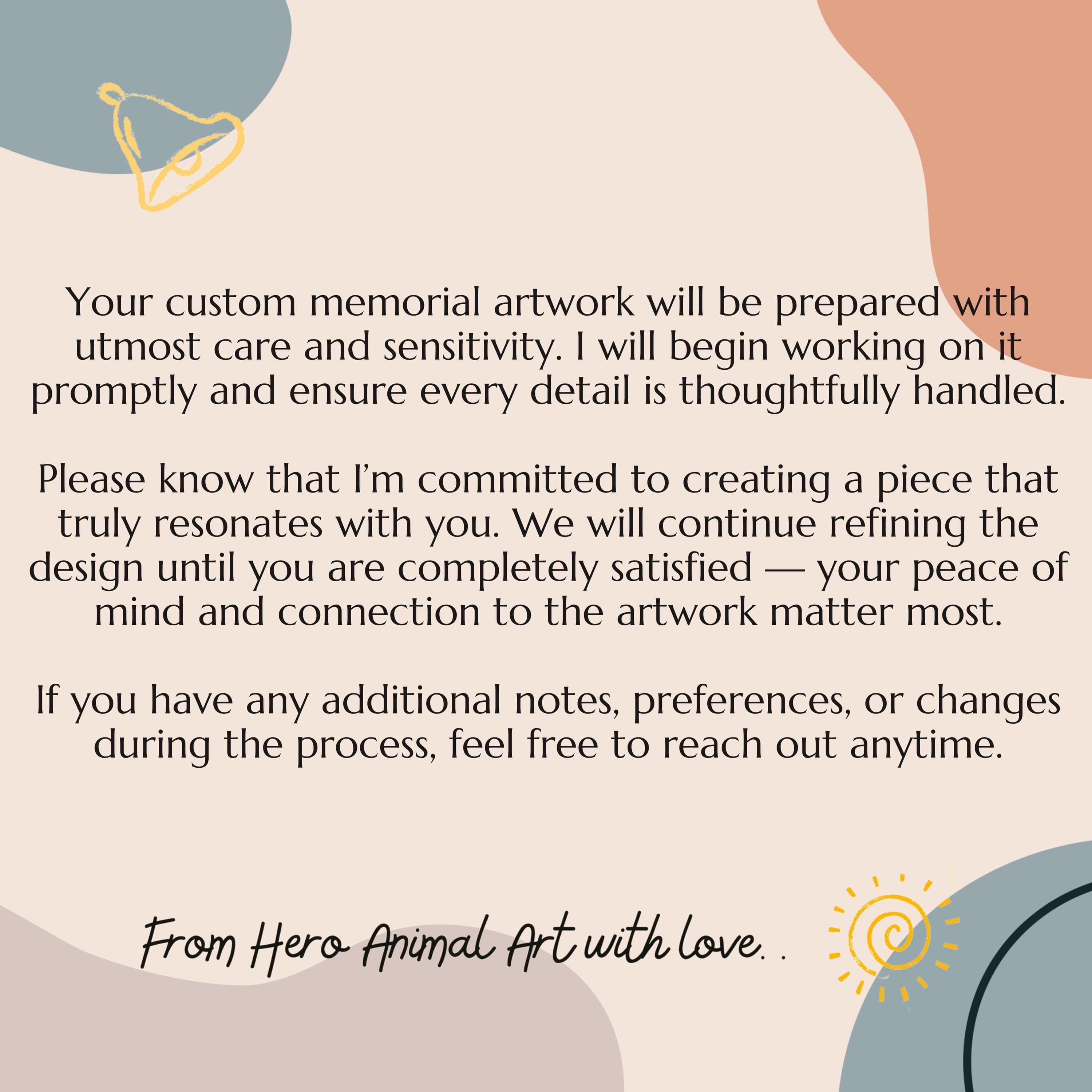 Personalized Pet Memorial Wall Art with Name and Quote, Pet Memorial Art, Custom Pet Sympathy Print, Dog Loss Memory Art, Cat Loss Memorial - view 8