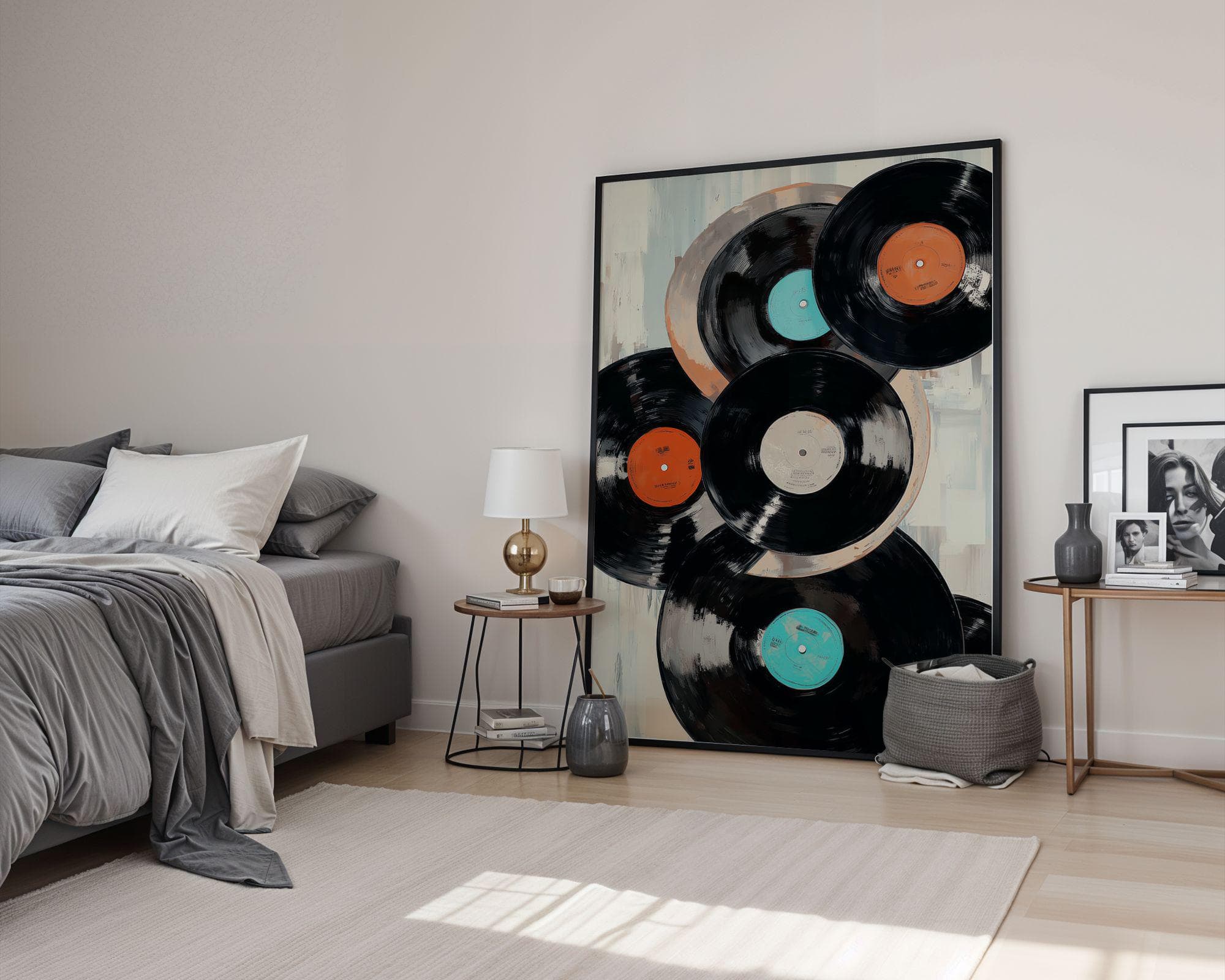 Music Lover Wall Art – Retro Vinyl Decor Print, Music Room Decor – Retro Vinyl Wall Poster, Vintage Music Poster, Music Lover Gift Print - view 6