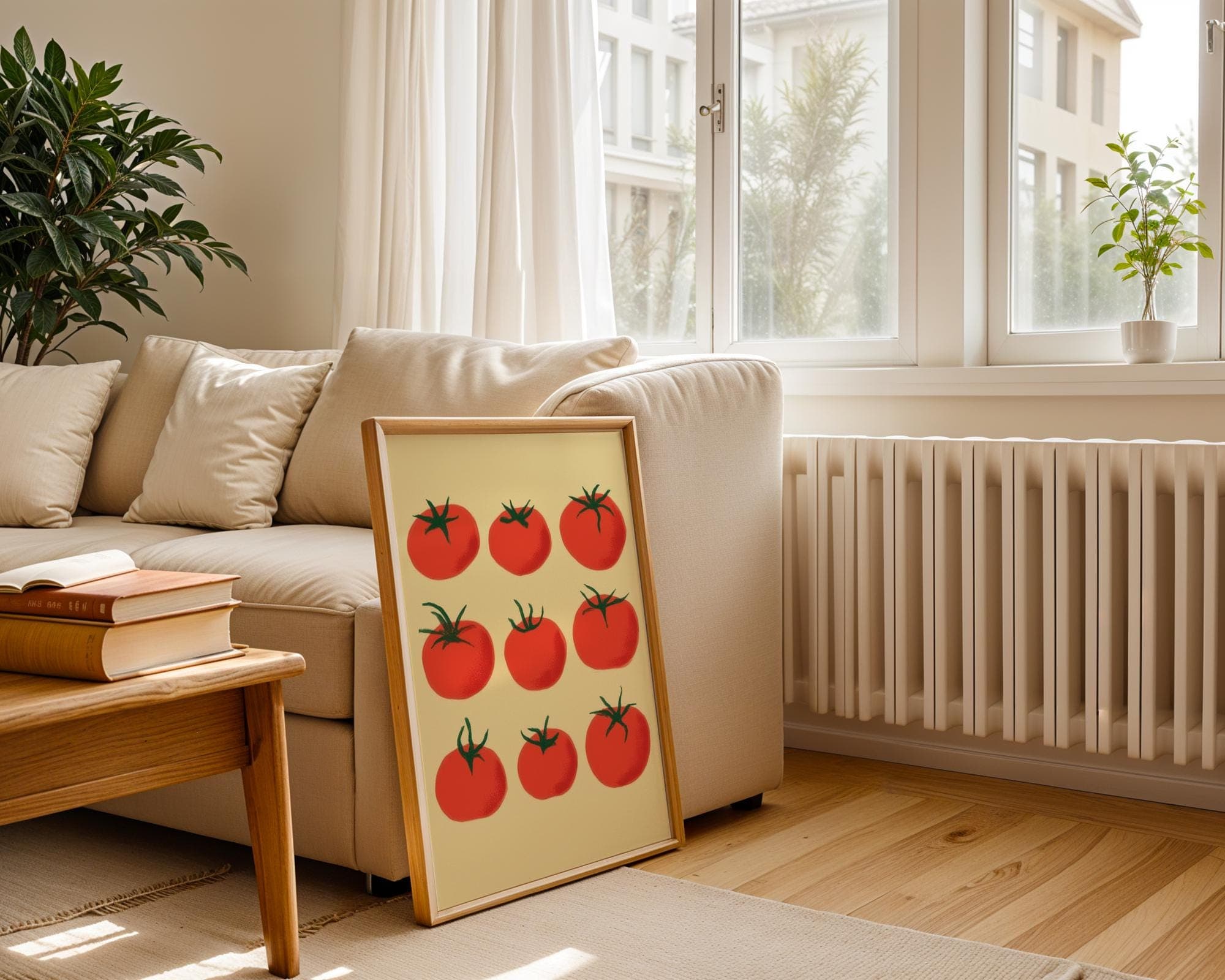 Rustic Tomato Kitchen Wall Art, Vintage Tomato Wall Art, Kitchen Wall Print, Culinary Lover Gift, Digital Download, Tomato Kitchen Wall Art - view 4