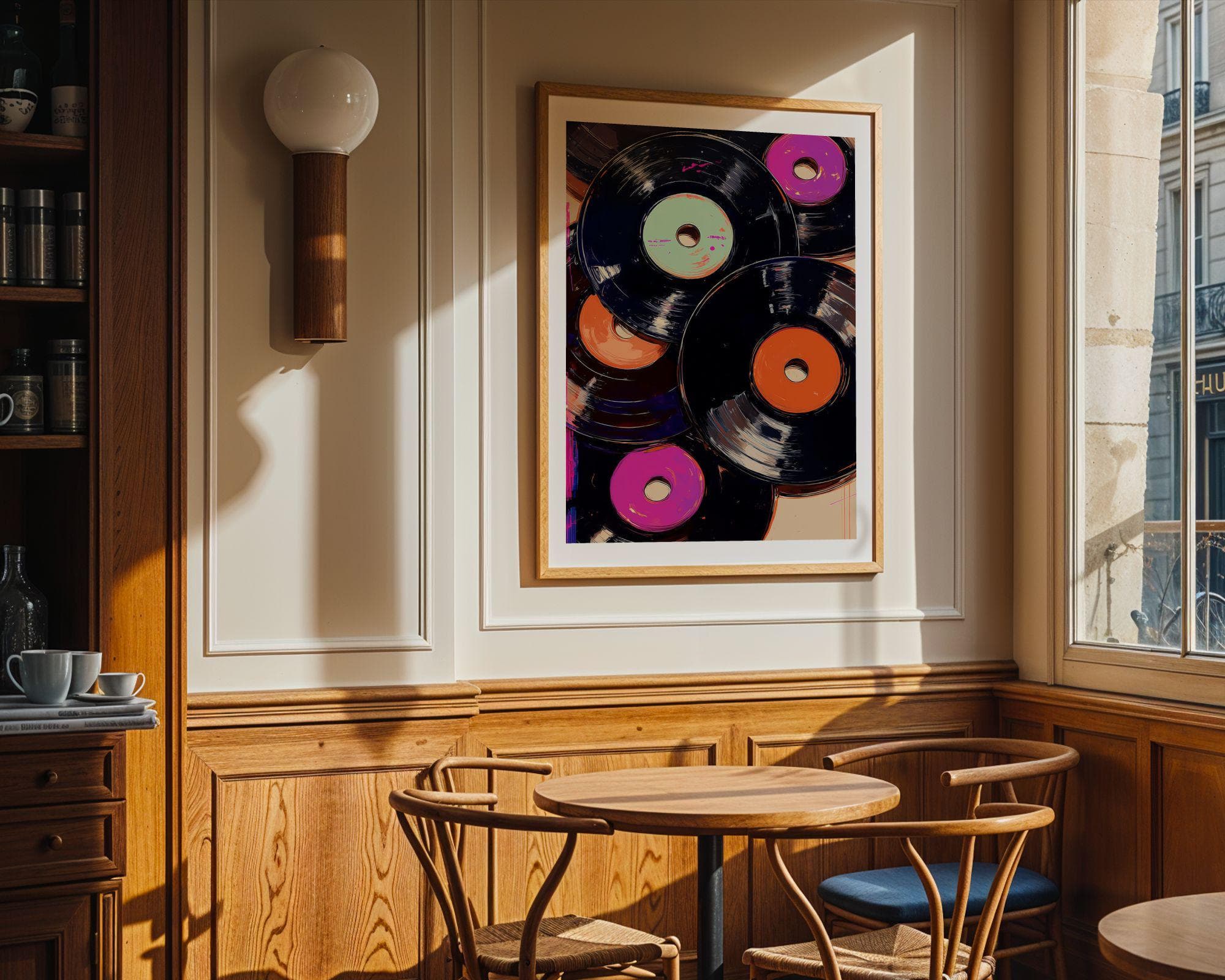 Music Lover Wall Art – Retro Vinyl Decor Print, Music Room Decor – Retro Vinyl Wall Poster, Vintage Music Poster, Music Lover Gift Print - view 8